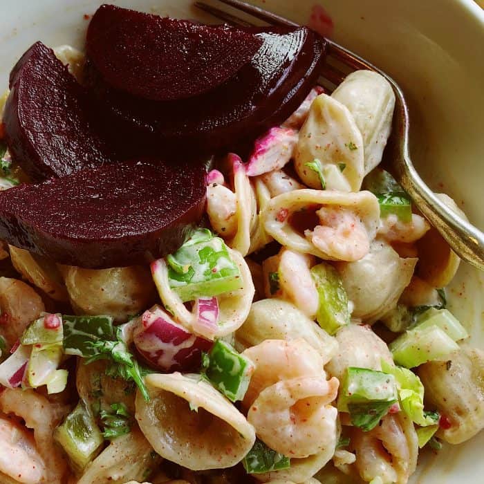 Classic Bay Shrimp Pasta Salad Recipe