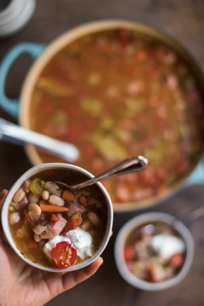 TASTY Great Northern Bean Ham Soup Recipe