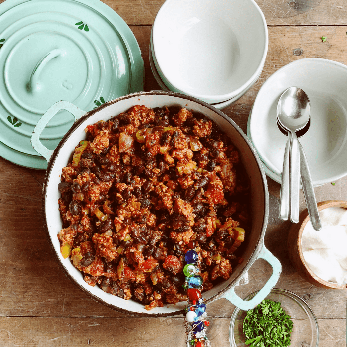 Settlers of Catan Ground Turkey Pepperoncini Chili