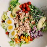 Skinny Pink Salmon Green Salad Recipe