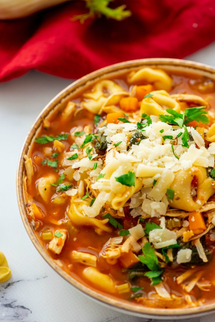 Chicken Tortellini Soup