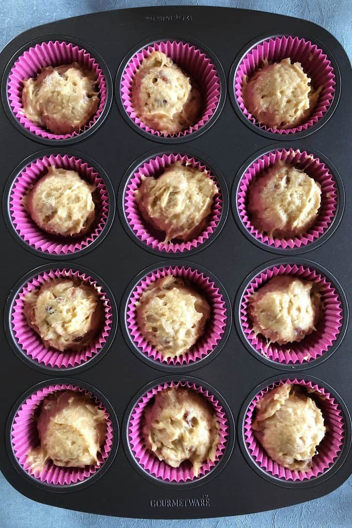 Sour Cream Caramel Banana Muffins Recipe