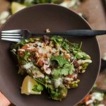 Stuffed Poblano Peppers with Spanish Style Rice