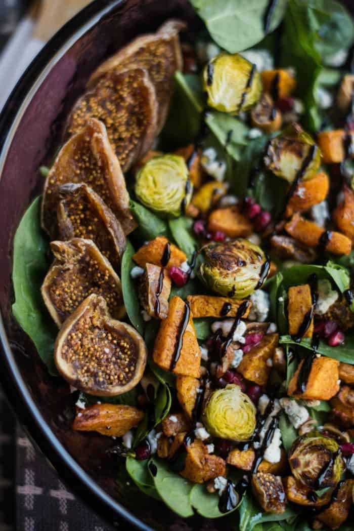 Tossed Butternut Brussels Sprouts Salad