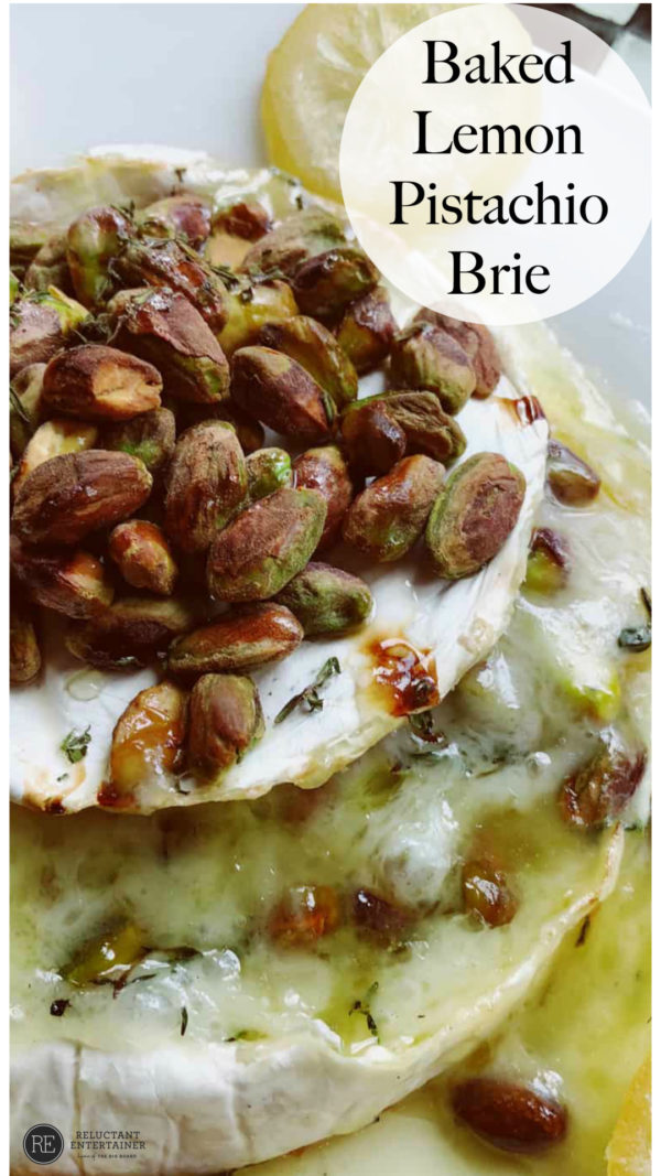 Baked Lemon Pistachio Brie Recipe