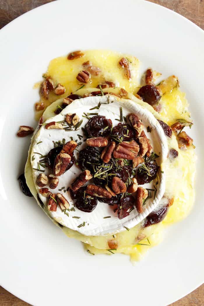 Baked Cherries Pecan Brie Recipe