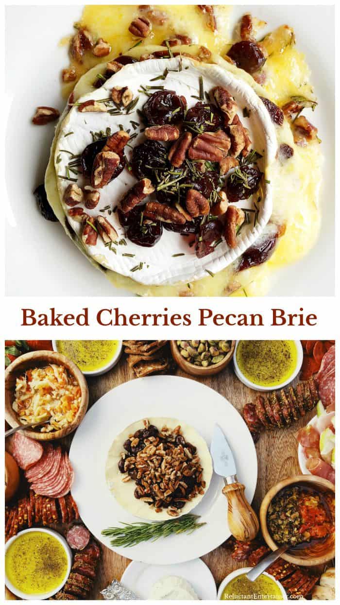Baked Cherries Pecan Brie Recipe