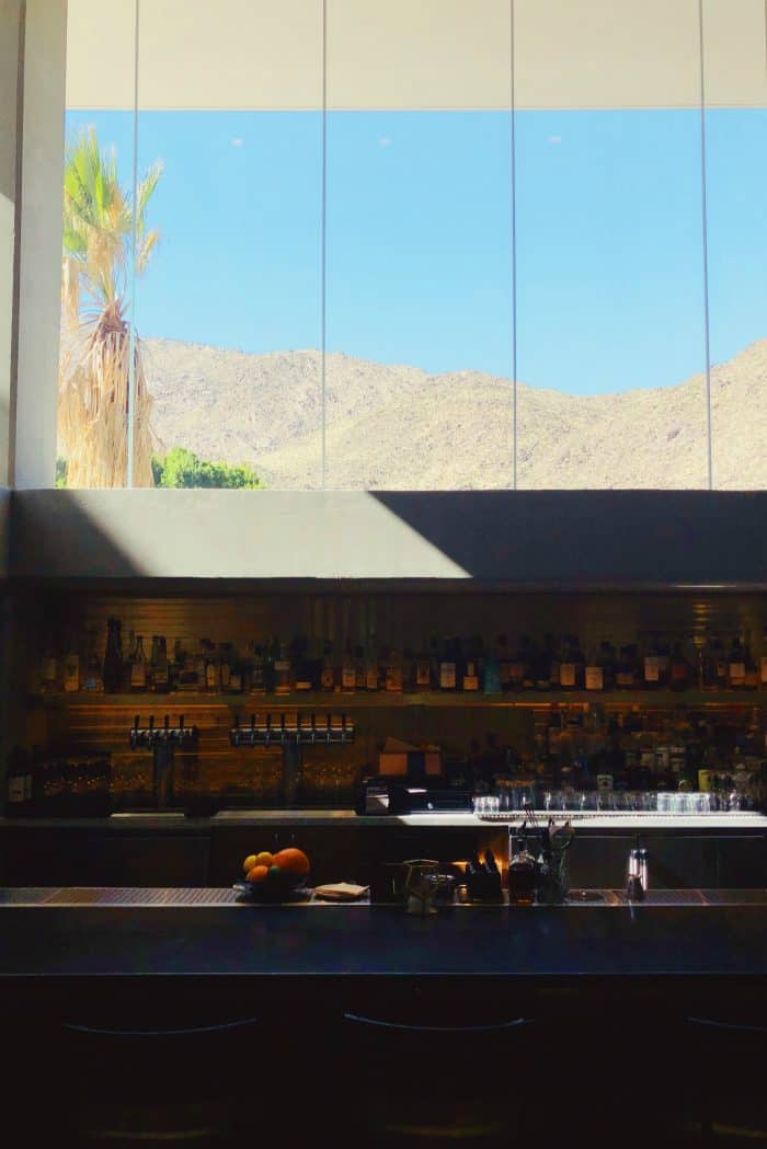 Bar View Kimpton Rowan Hotel Palm Springs CA