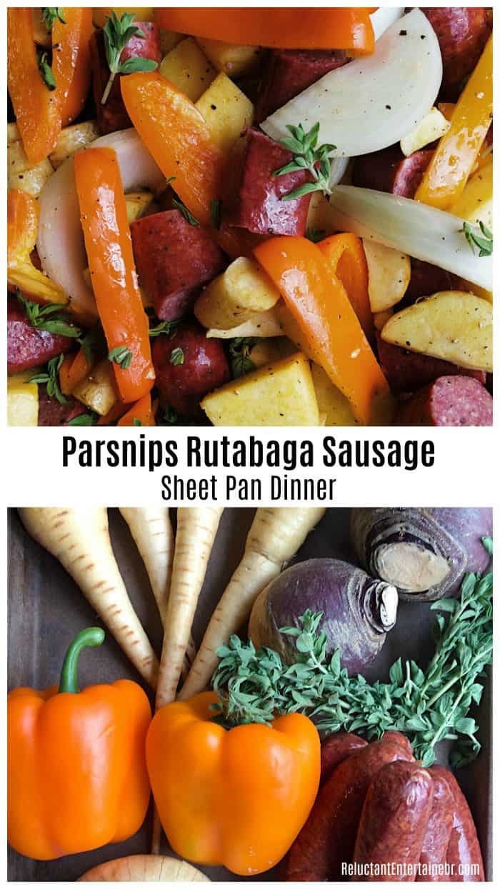 Best of the Best Parsnips Rutabaga Sausage Sheet Pan Dinner