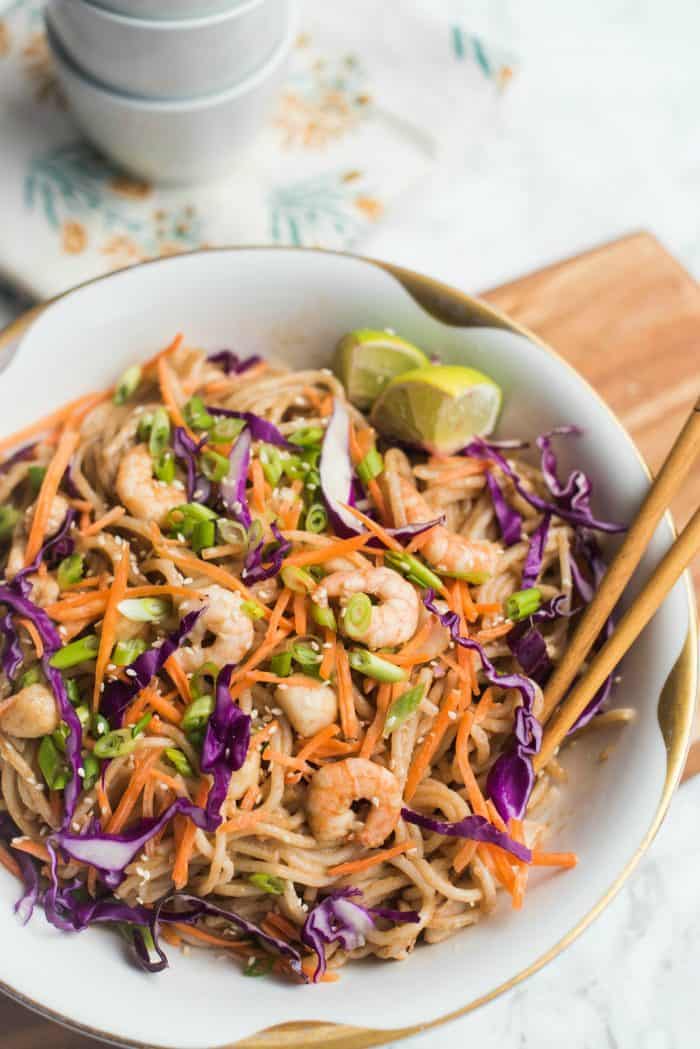 TASTY Thai Noodle Seafood Dish