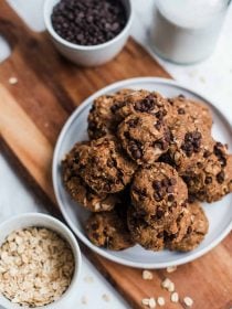 Vegan Almond Butter Coconut Cookies