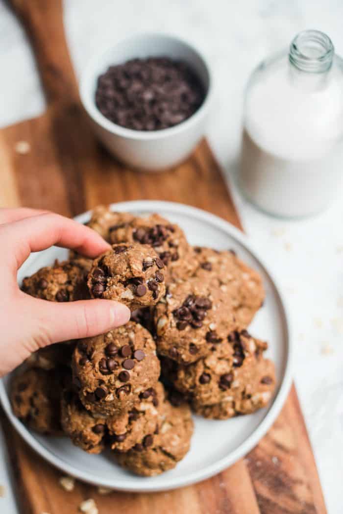 Vegan Almond Butter Coconut Cookies