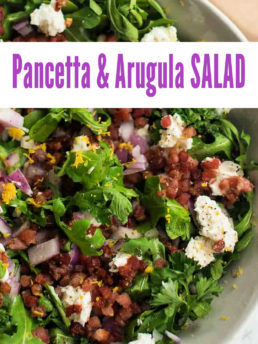 Pancetta Arugula Salad