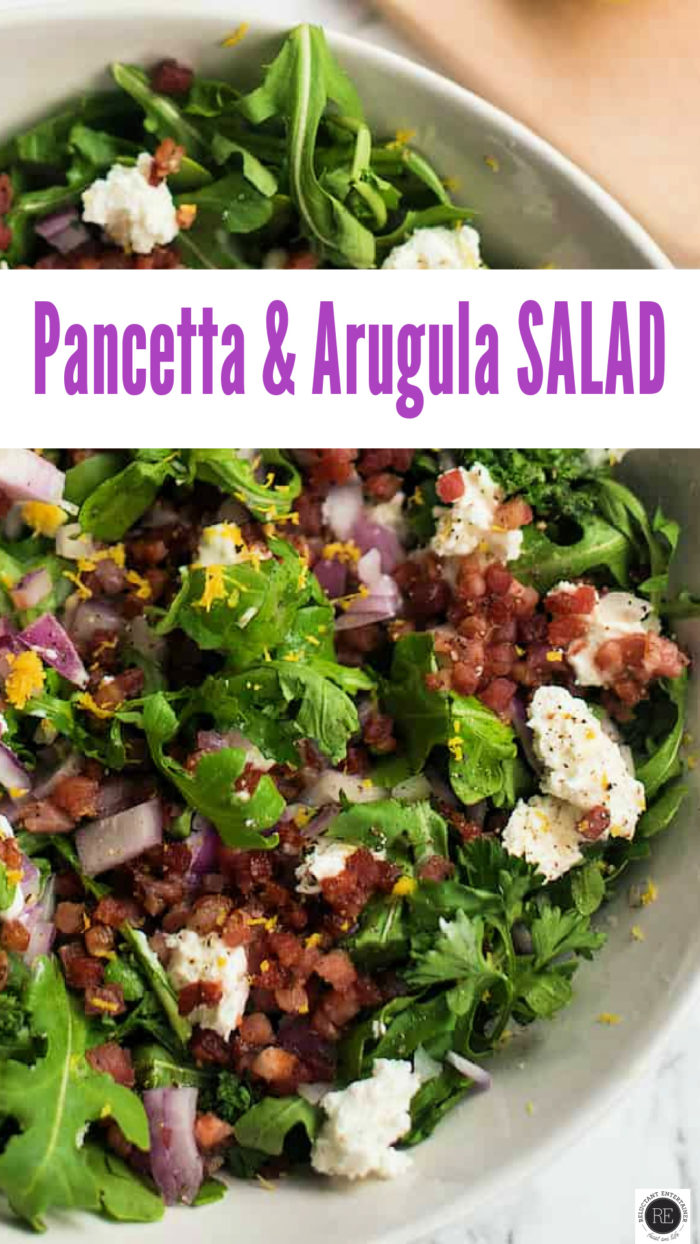 Pancetta Arugula Salad