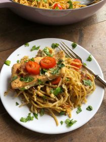 Salmon Spaghetti Carbonara