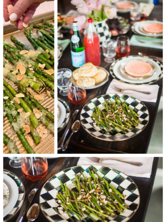how to make Easter Brunch Baked Asparagus with Parmesan