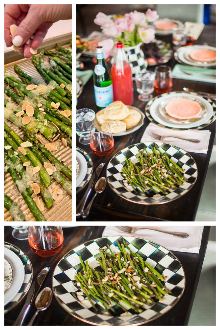 how to make Easter Brunch Baked Asparagus with Parmesan