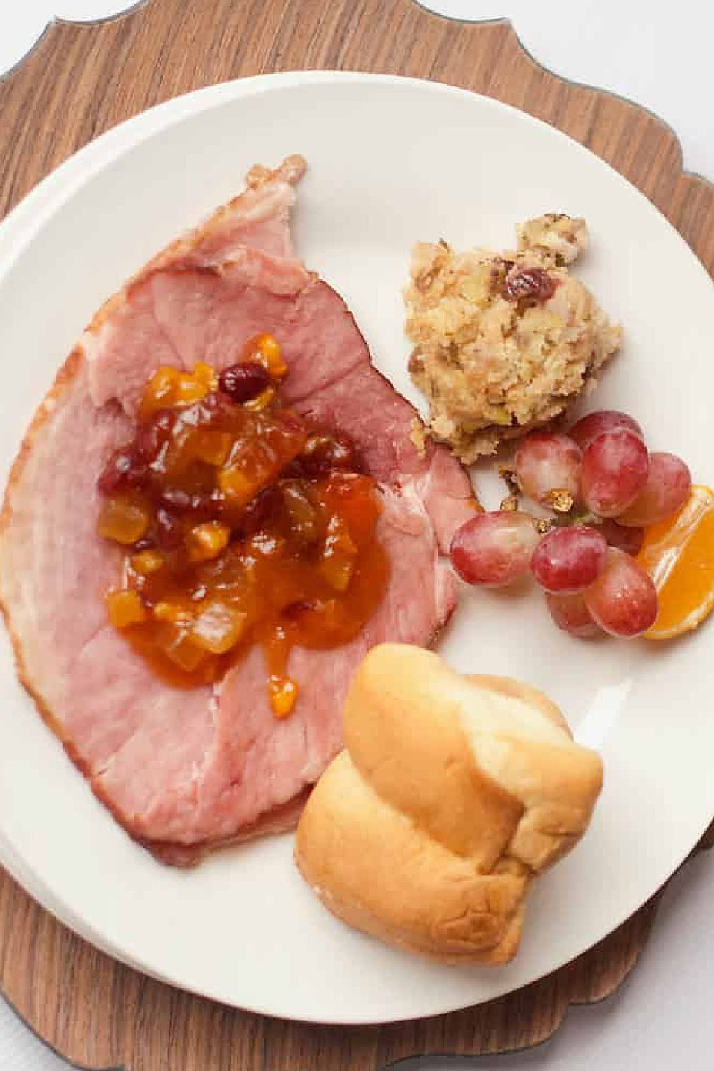 Marmalade Glazed Ham - The Toasty Kitchen