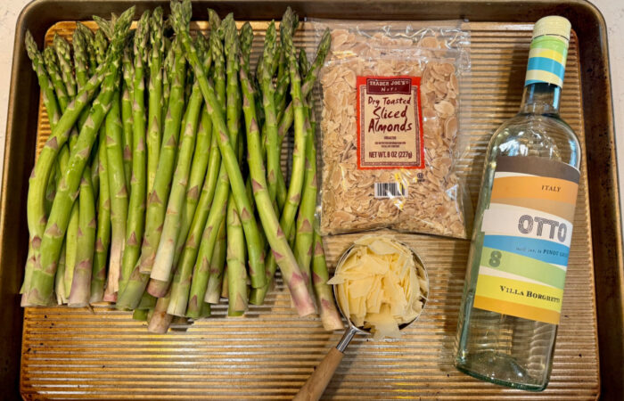 ingredients to make Baked Asparagus with Parmesan