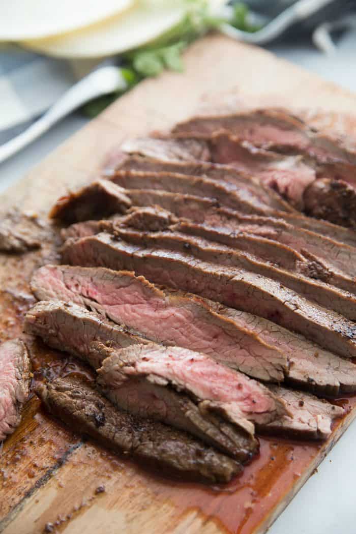 sliced flank steak