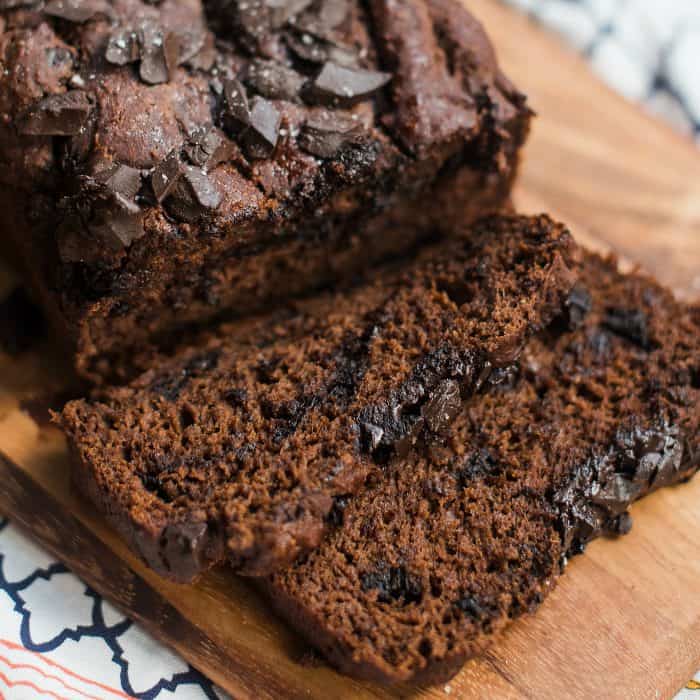 Gluten Free Chocolate Banana Bread Recipe