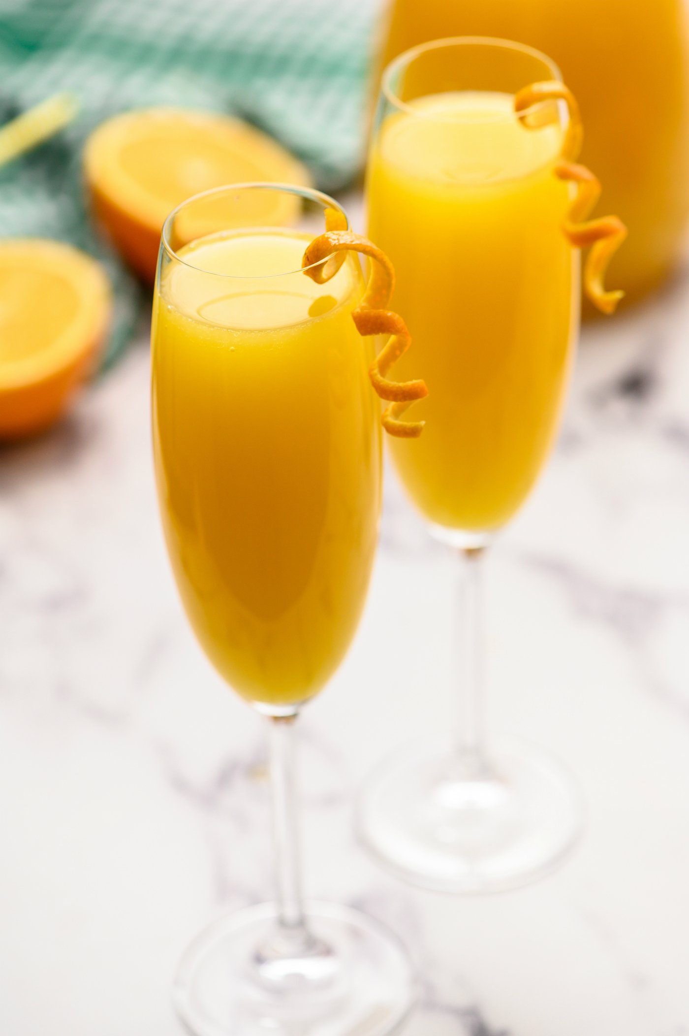 Classic Mimosa Mocktail - Entirely Elizabeth