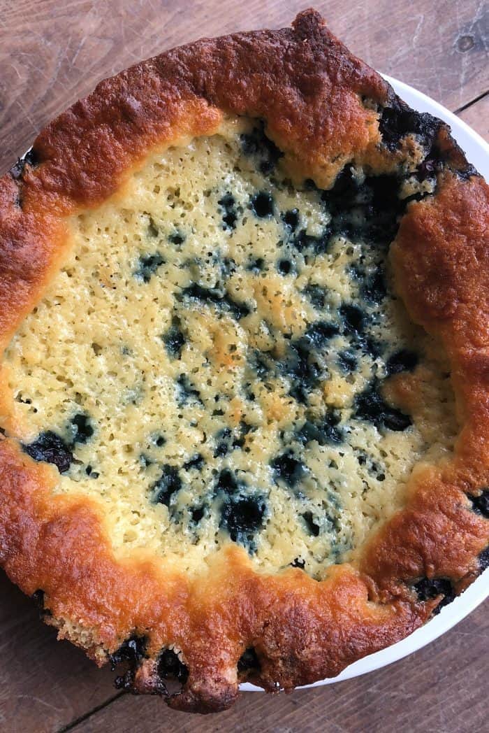 Greek Yogurt Blueberry Coffee Cake - The BakerMama