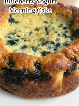 Blueberry Yogurt Morning Cake