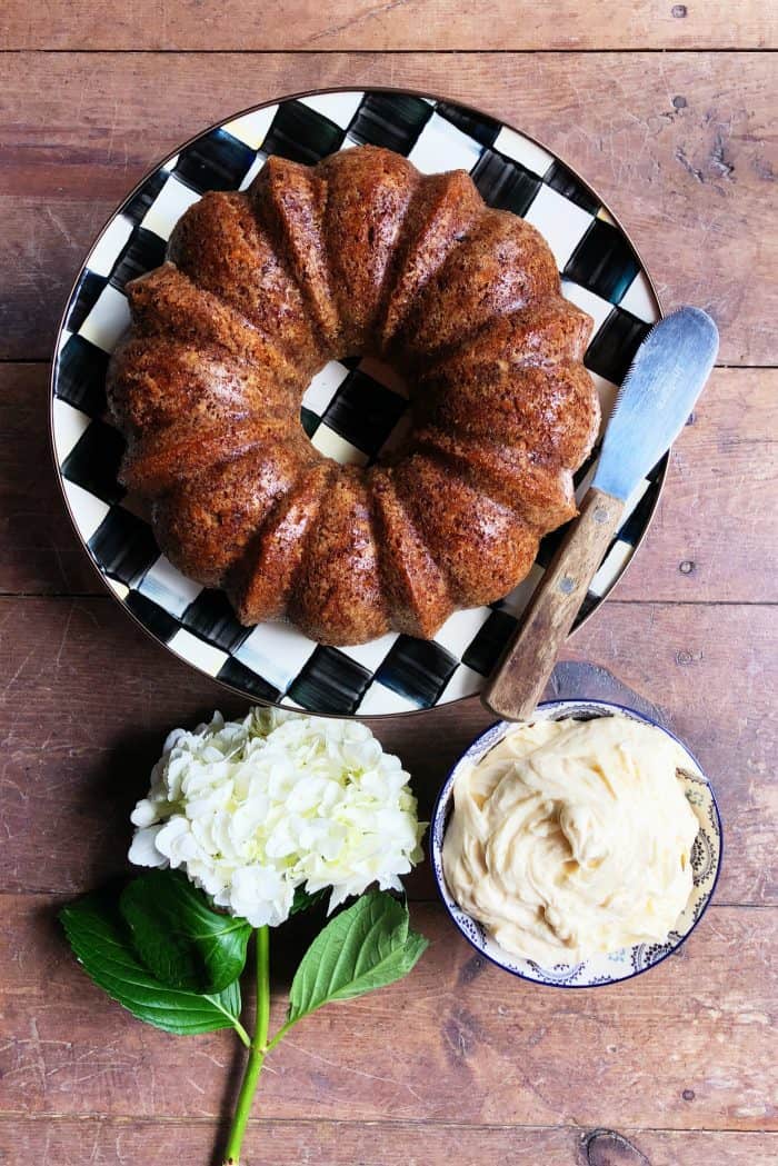 bundt cake: Carrot Cake with Cream Cheese Frosting