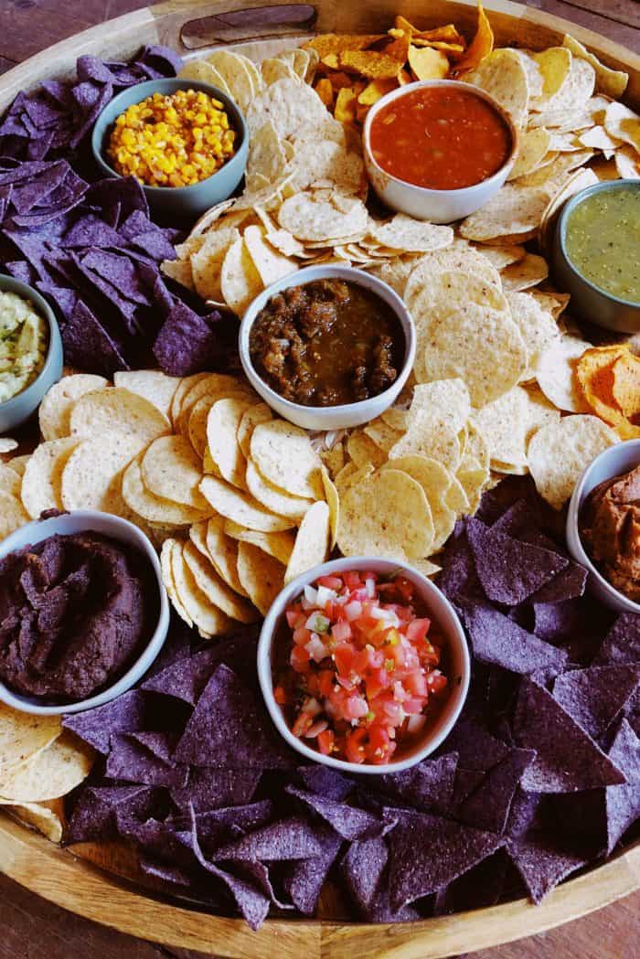 Easy EPIC Chips and Salsa Board