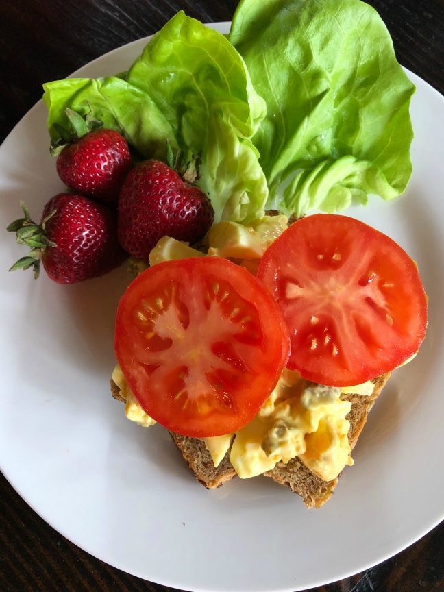 Magnolia Egg Salad Sandwich - Reluctant Entertainer