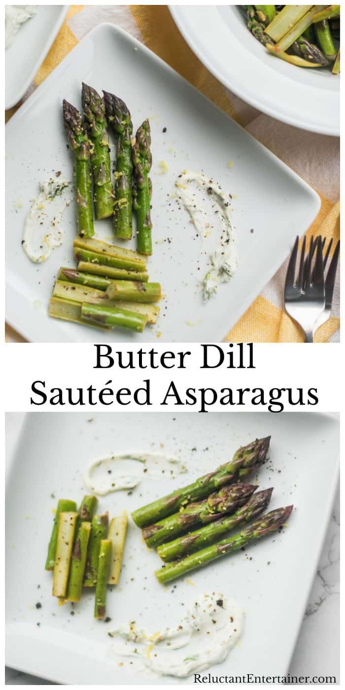 Butter Dill Sautéed Asparagus Recipe