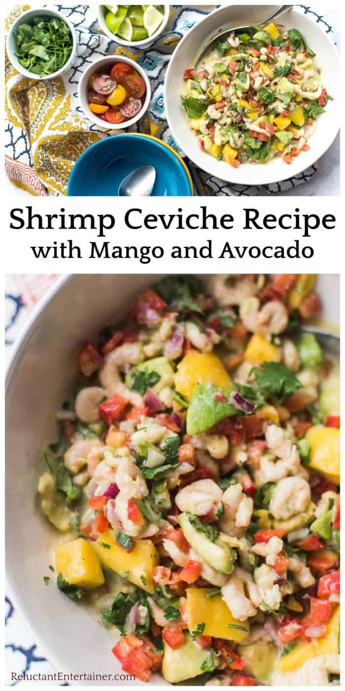 Best Shrimp Ceviche Recipe With Mango and Avocado recipe