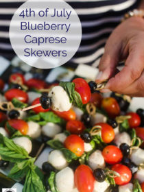 4th of July bluberry skewers