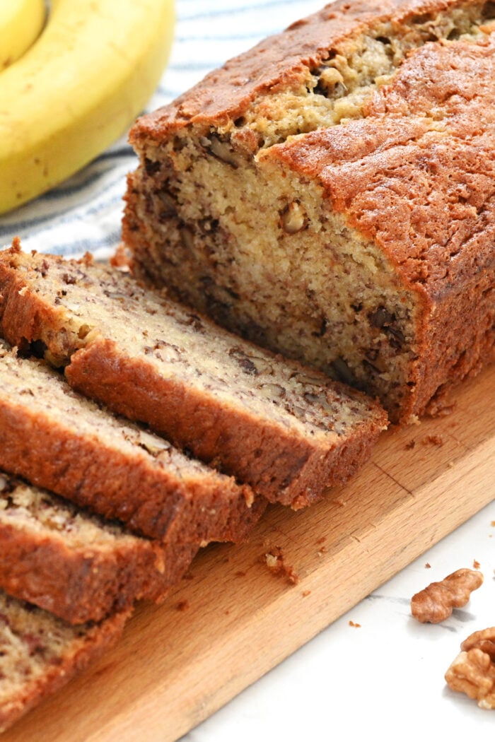 slices o Best Sour Cream Banana Bread