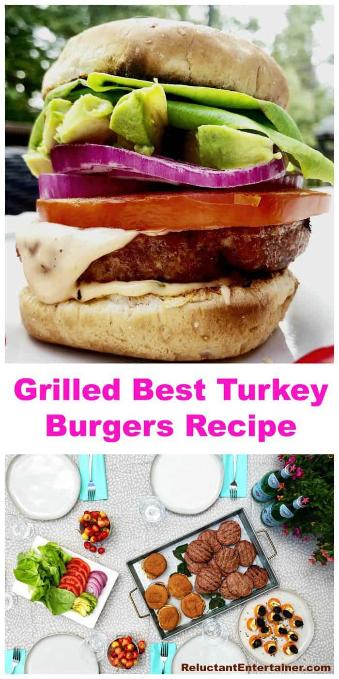 Grilled Best Turkey Burgers