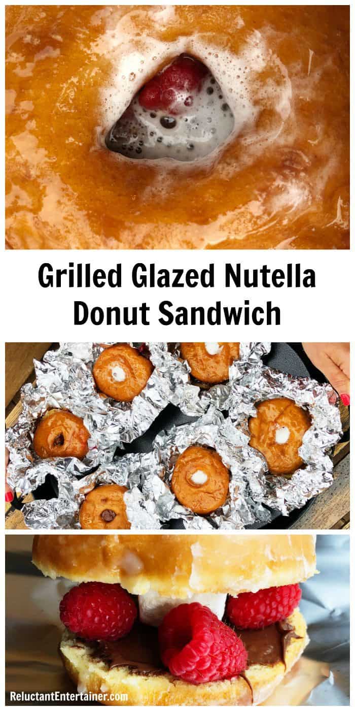 Grilled Glazed Nutella Donut Sandwich (FOIL PACK)