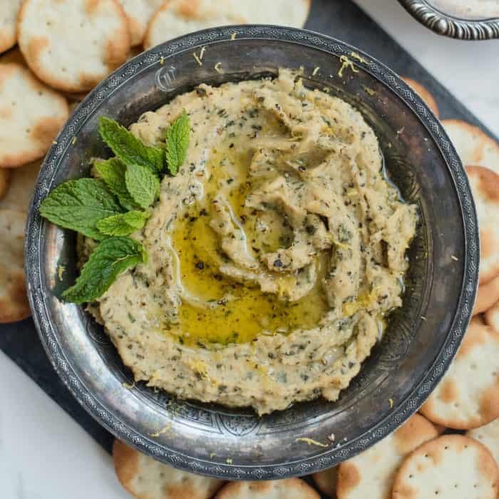 mint hummus