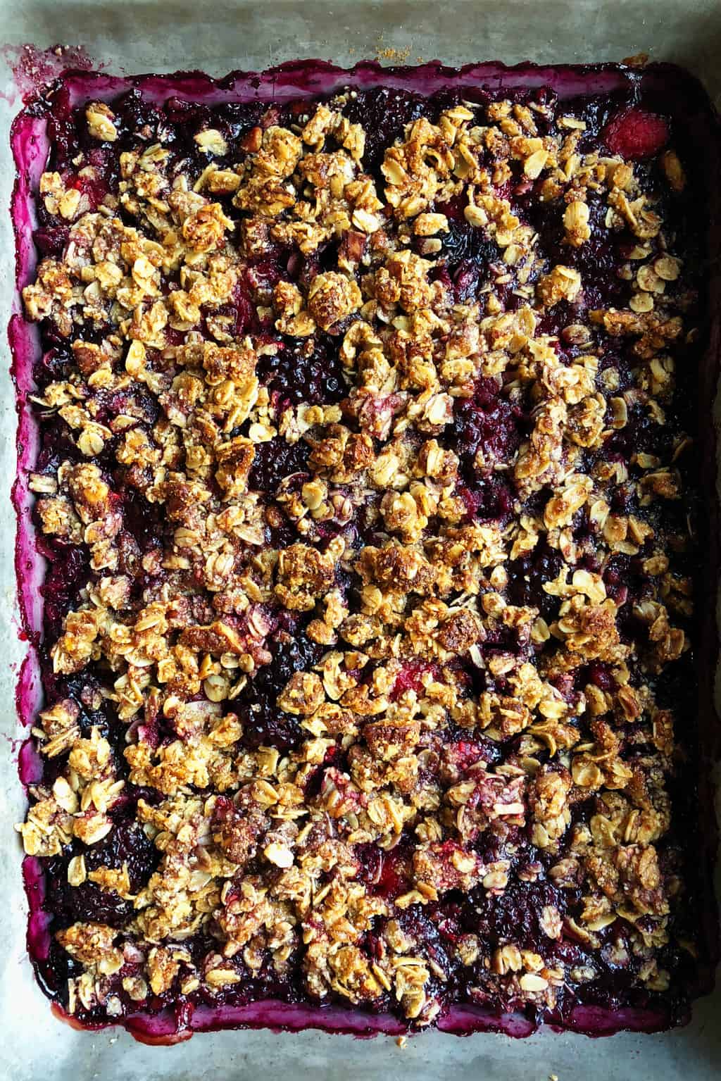 Mixed Berry Crumble Recipe Reluctant Entertainer