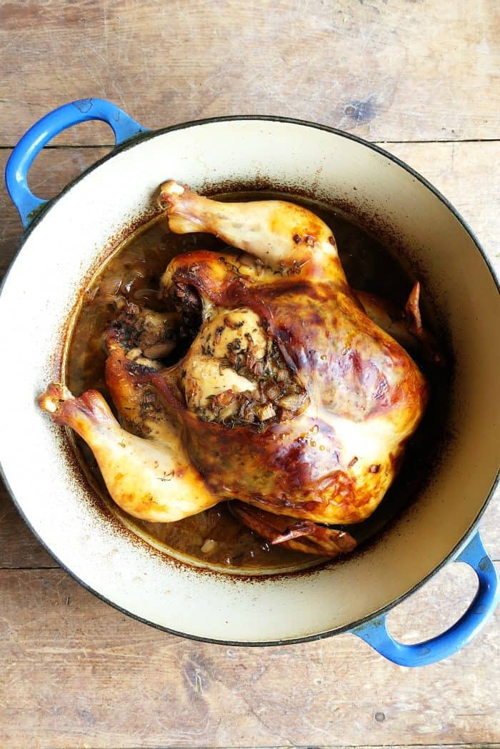 Roasted Balsamic Whole Chicken Recipe