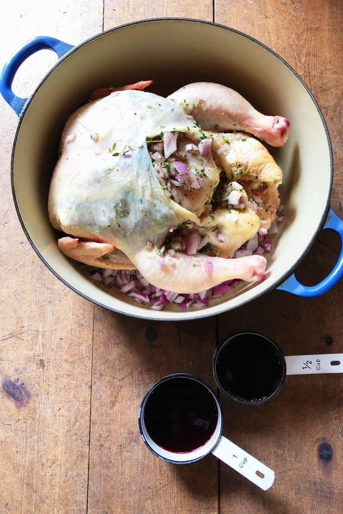 BEST Roasted Balsamic Whole Chicken Recipe