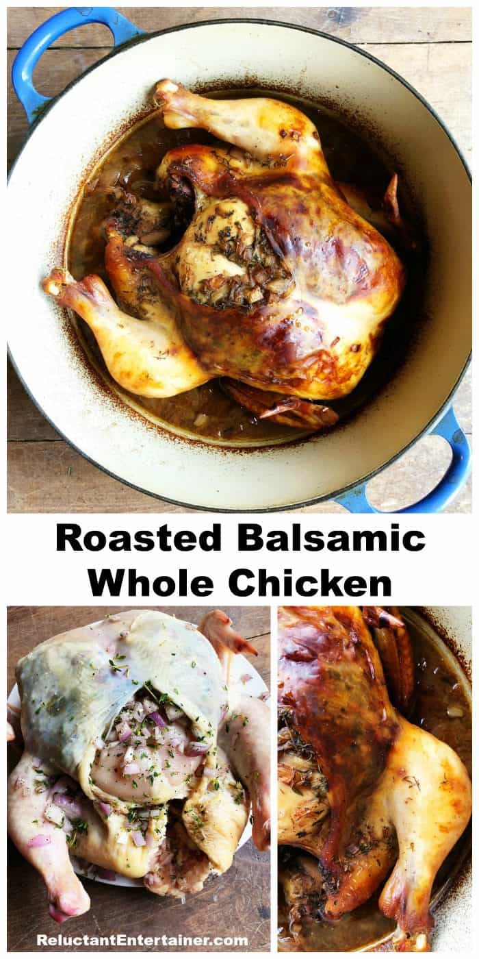 Roasted Balsamic Whole Chicken