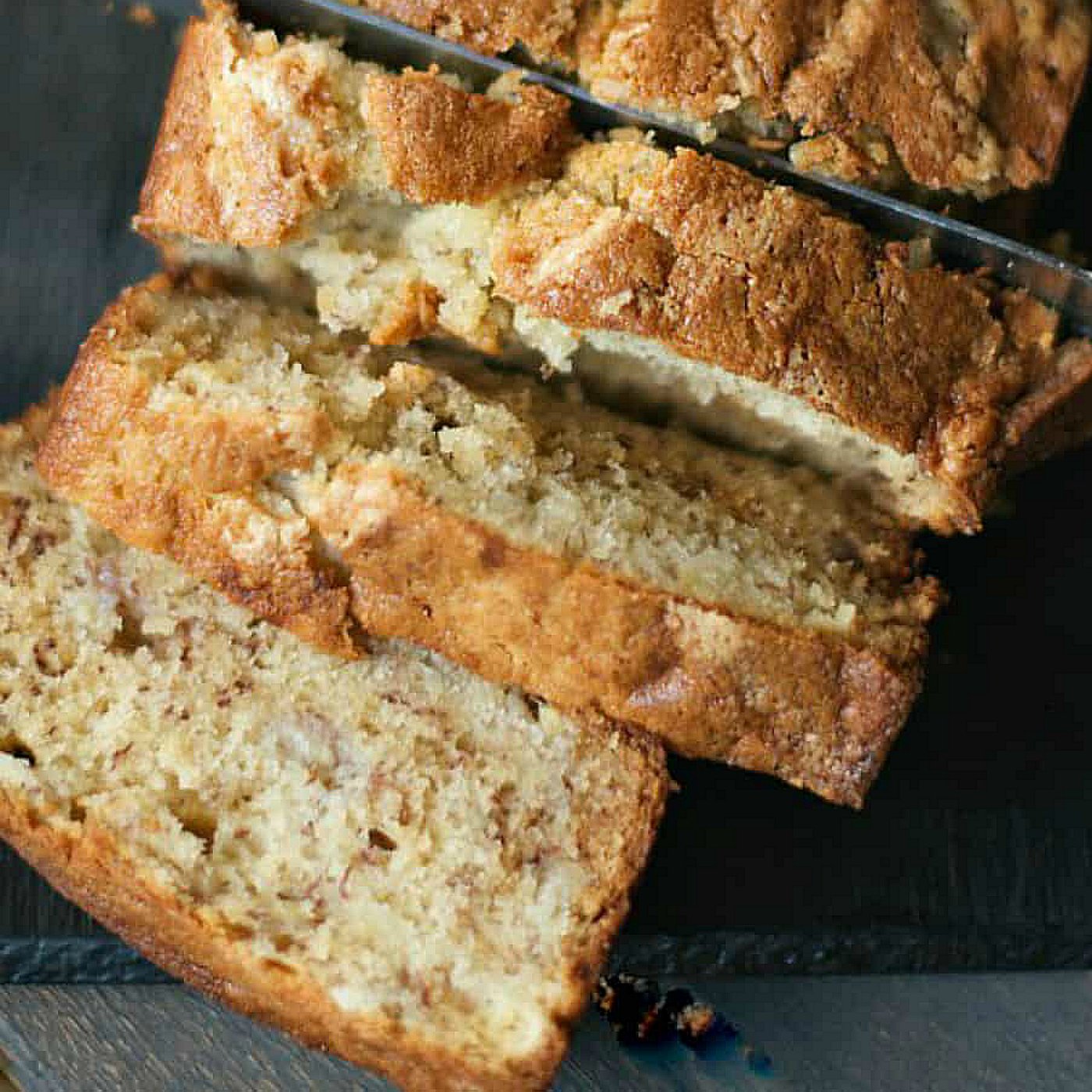 BEST ever Sour Cream Banana Bread