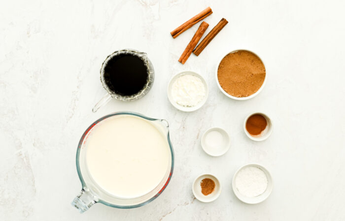 ingredients to make Cinnamon Pudding