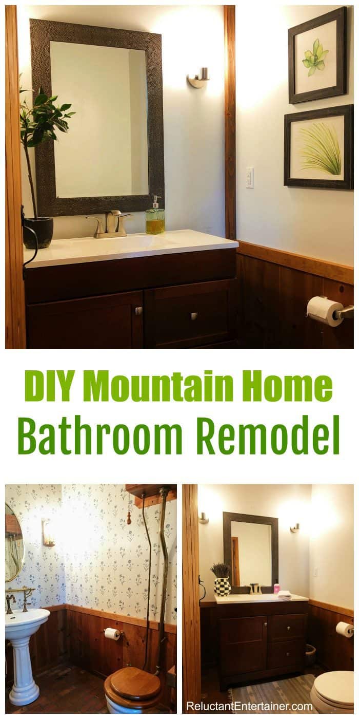 Final Reveal: DIY Mountain Home Bathroom Remodel