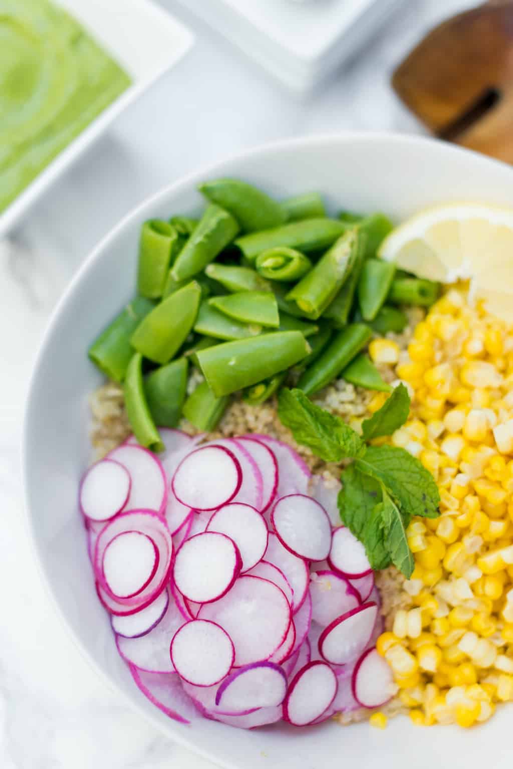 Quinoa Radish Corn Salad Recipe Reluctant Entertainer