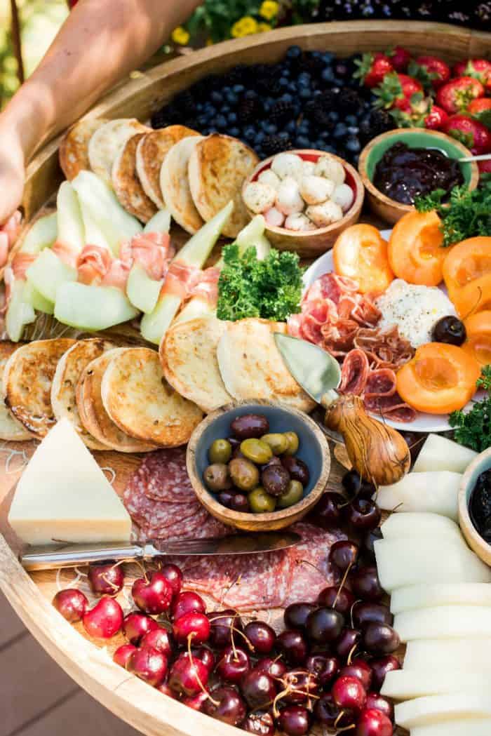 BEST Scrambled Egg Brunch Charcuterie Board