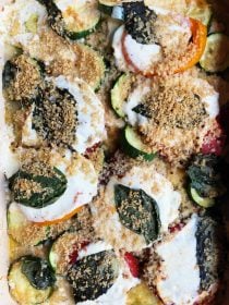 Cheesy Baked Zucchini Casserole