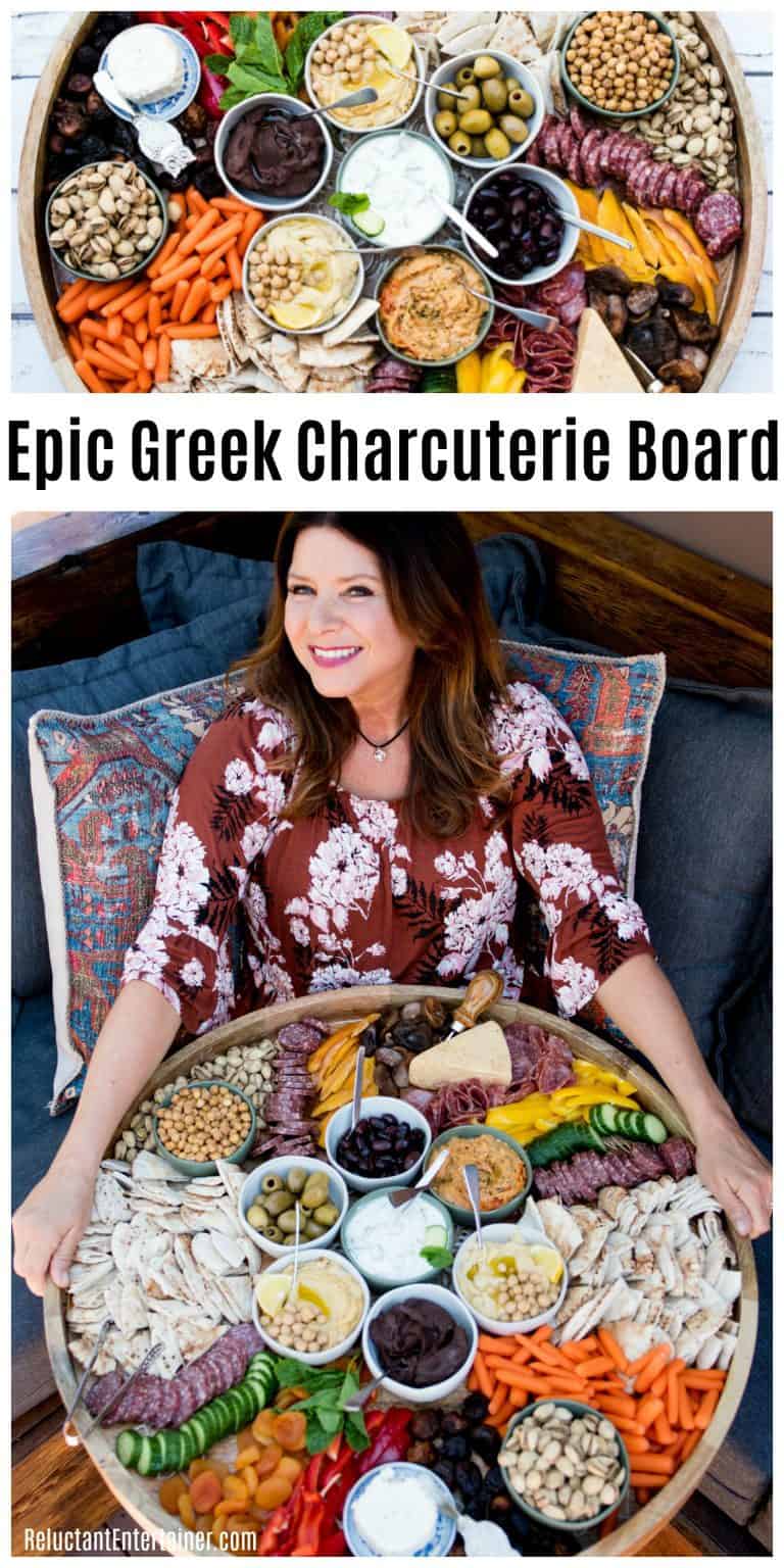 Epic Greek Charcuterie Board - Reluctant Entertainer