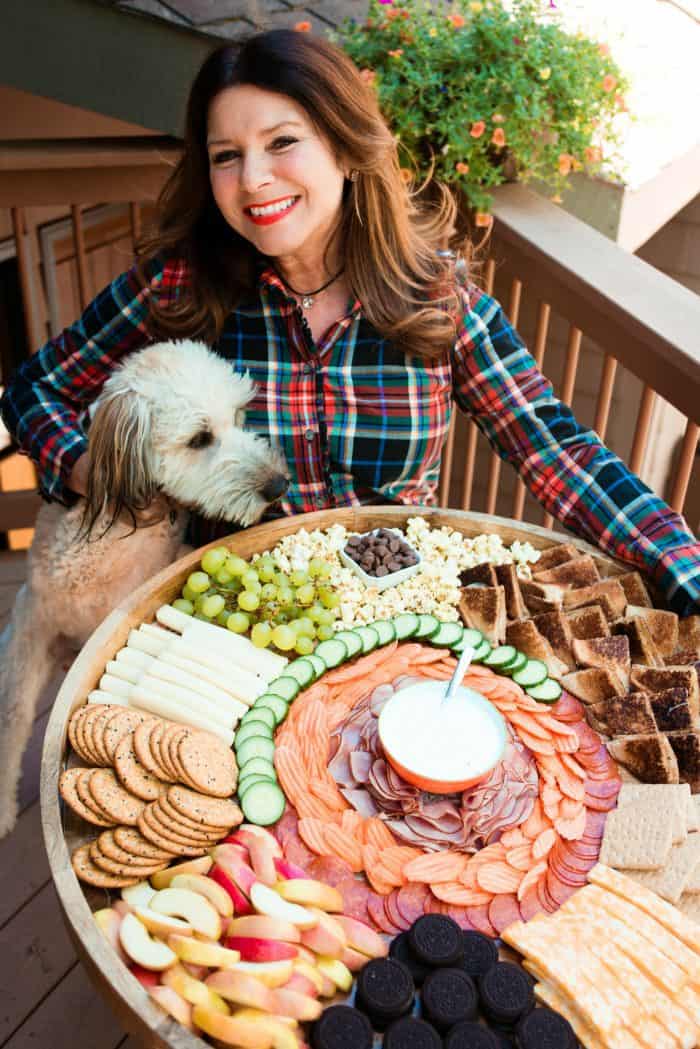 Summer Grilled Cheese Dinner Tray - Reluctant Entertainer